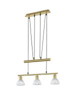 Trio Levisto 371010308 mat messing hanglamp