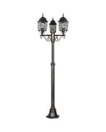 Trio Volturno 405960328 zwart goud kleurige lantaarnpaal