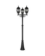 Trio Elvo 406960332 zwarte lantaarnpaal