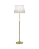 Trio Lyon 409100308 mat messing vloerlamp
