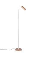 Trio Marley 412400165 creme met koffiekleurige vloerlamp