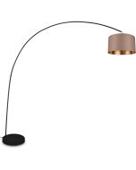 Trio Mansur 419200141 taupe kleurige booglamp