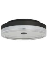 Plafonniere Cyprus zwart 30cm