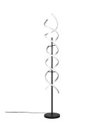 Trio Sequence 441810205 aluminium kleurige vloerlamp