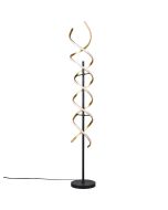 Trio Sequence 441810208 messing kleurige vloerlamp