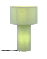 Trio Bale 505200149 tafellamp van pistache groen textiel