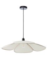 Brilliant Capucine 51252/09 beige hanglamp van textiel