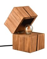 Tafellamp Treasure hout 16cm
