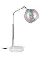 Trio Paxton 516900106 tafellamp met iriserend glas