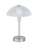 Trio Donna 525790107 staalkleurig tafellampje