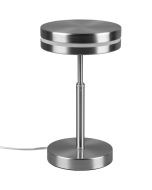 Trio Franklin 526510107 staal kleurige tafellamp