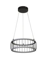 Searchlight Circolo 54213-1BK zwarte hanglamp