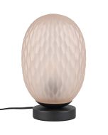 Trio Facette 564200113 amber glazen tafellamp