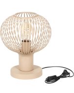 Trio Gila 565700166 zand kleurige tafellampje