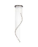 Searchlight Hallway 5742CC plafondlamp met kristallen