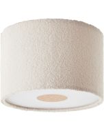 Brilliant Teddy 60161/09 beige plafonniere van katoen