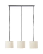 Brilliant Teddy 60164/09 beige hanglamp van katoen