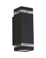 Searchlight Houston 61101BK zwarte up down buitenlamp