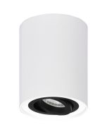 Trio Cookie 612900134 witte plafondlamp met kantelbare spot