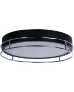 Searchlight Phoenix 62013-3CC zwart met chromen badkamerlamp