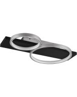 Trio Medera 643810287 grijs zwarte plafondlamp