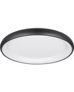 Trio Cardona 649617532 zwarte ringvormige plafondlamp