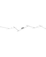 Trio Indira 674610707 lange plafondlamp