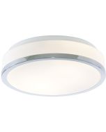 Searchlight Cheese 7039-28CC chromen badkamer plafondlamp