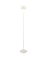 Konstsmide Nice 7831-250 mat witte terraslamp op batterijen