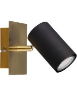 Spot Marley 802400180 mat zwart met goud spot