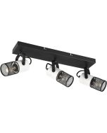Trio Tosh 804300334 zwarte spot met wit hout