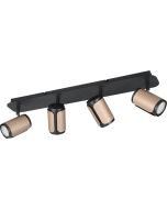 Trio Gillan 814500465 zwart met koffiekleurige spot