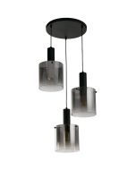 Searchlight Sweden 88910-3BK rookglazen hanglamp