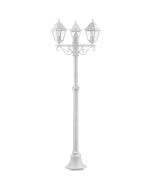 Brilliant Nissie 90995A05 mat witte lantaarnpaal