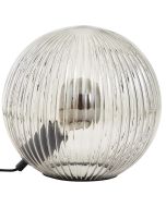 Brilliant Belado 92804/93 geribbeld rookglazen tafellamp