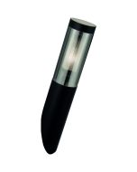 Searchlight Batton 93901BK gerookt buiten wandlamp