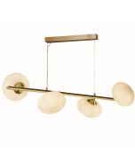 Searchlight Pebble 94041-4GO goudkleurige hanglamp