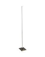 Searchlight Tribeca EU96383-1SS staal kleurige vloerlamp met touchdimmer