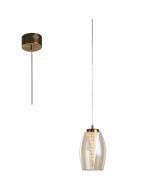 Hanglamp Cyclone messing 12cm