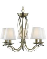 Searchlight Andretti 9825-5AB bronzen kroonluchter