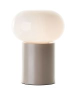 Brilliant Knut 99003/20 taupe kleurige tafellamp