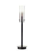 Brilliant Glasini 99207/06 zwart met rookglazen lamp
