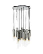 Brilliant Glasini 99214/06 rookglazen hanglamp