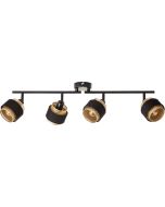 Brilliant Grove 99302/86 zwart met goudkleurige spot