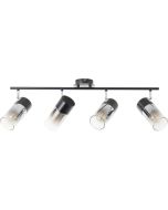 Brilliant Alia 99863/93 zwart met rookglazen spot