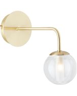 Brilliant Gitse 99906/18 goud kleurige badkamer wandlamp