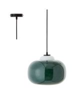 Brilliant Blop 99860/04 groene hanglamp van glas