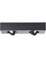 Brilliant Doro G99721/76 zwarte dubbele spot