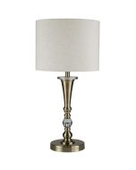 Searchlight Oscar EU1011AB antiek bronzen tafellamp