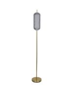 Vloerlamp Capsule messing 154cm